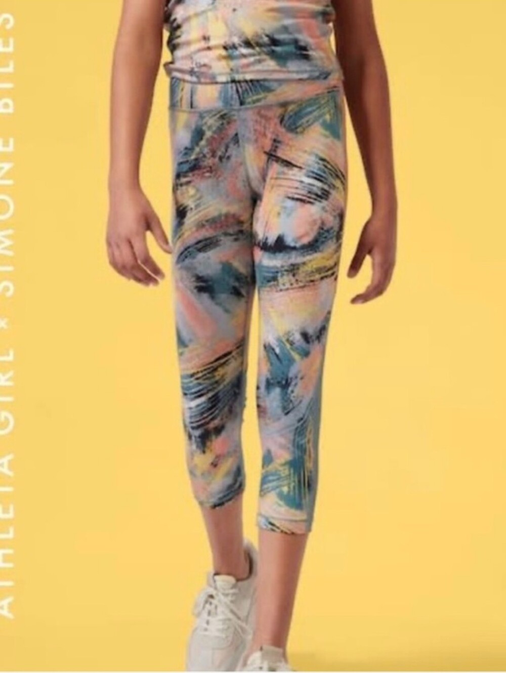 Athleta Girl x Simone Biles Cropped Leggings Large 12